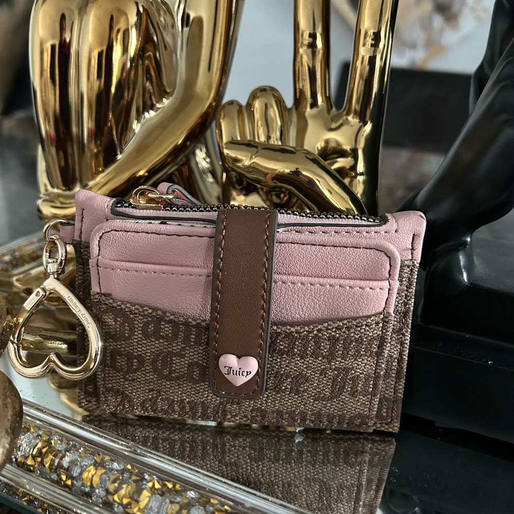 Juicy Couture Chestnut Chino spring fling multicompartment bifold wallet